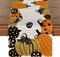 Halloween Jack-O’-Lantern Pumpkin Table Runner 13x72 Inch – Spooky Fall Holiday Dining Table Decor for Indoor & Outdoor Parties (Orange)